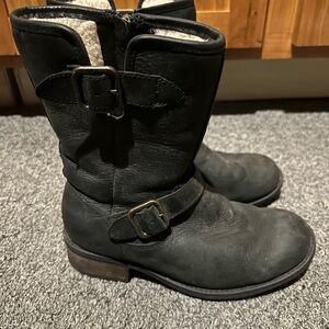 UGG Black Combat & Moto Boots